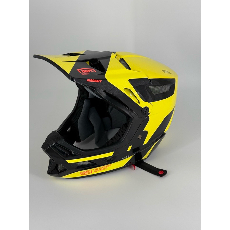二手 100 percent黃黑配色越野安全帽BMX/越野摩托車 Aircraft系列