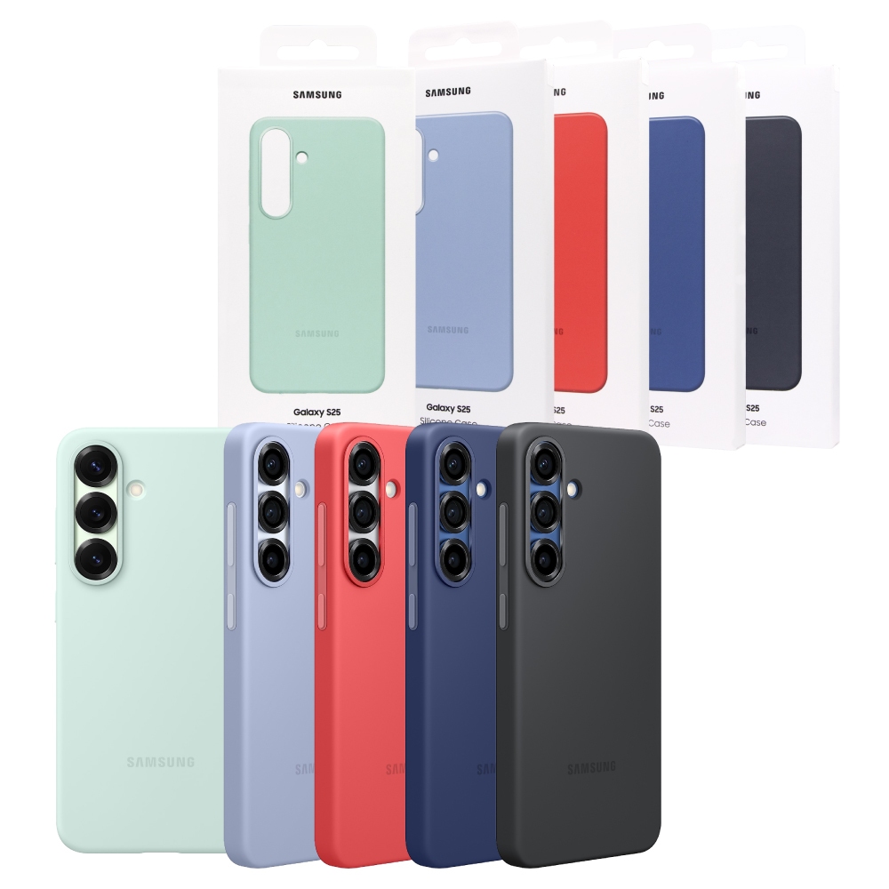 Samsung 三星原廠官方 Galaxy S25 矽膠薄型保護殼【盒裝】EF-PS931