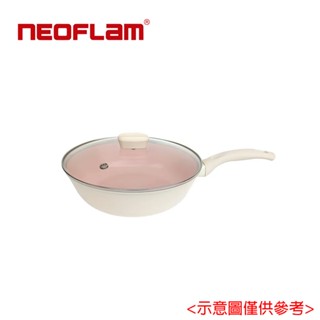 【NEOFLAM】Whitepink系列28cm炒鍋EC-WP-W28GI