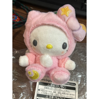 凱蒂貓 hello kitty 星星 月亮 睡衣系列 公仔 掛件 掛飾 鑰匙圈 玩偶 毛絨