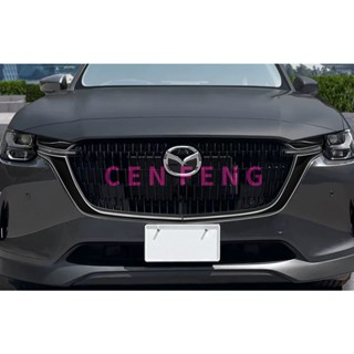 涔峰ＣＦ☆(黑) MAZDA CX60 CX-60 專用 黑牛角 中網飾條 水箱罩飾條 通風網飾條 裝飾框 防刮