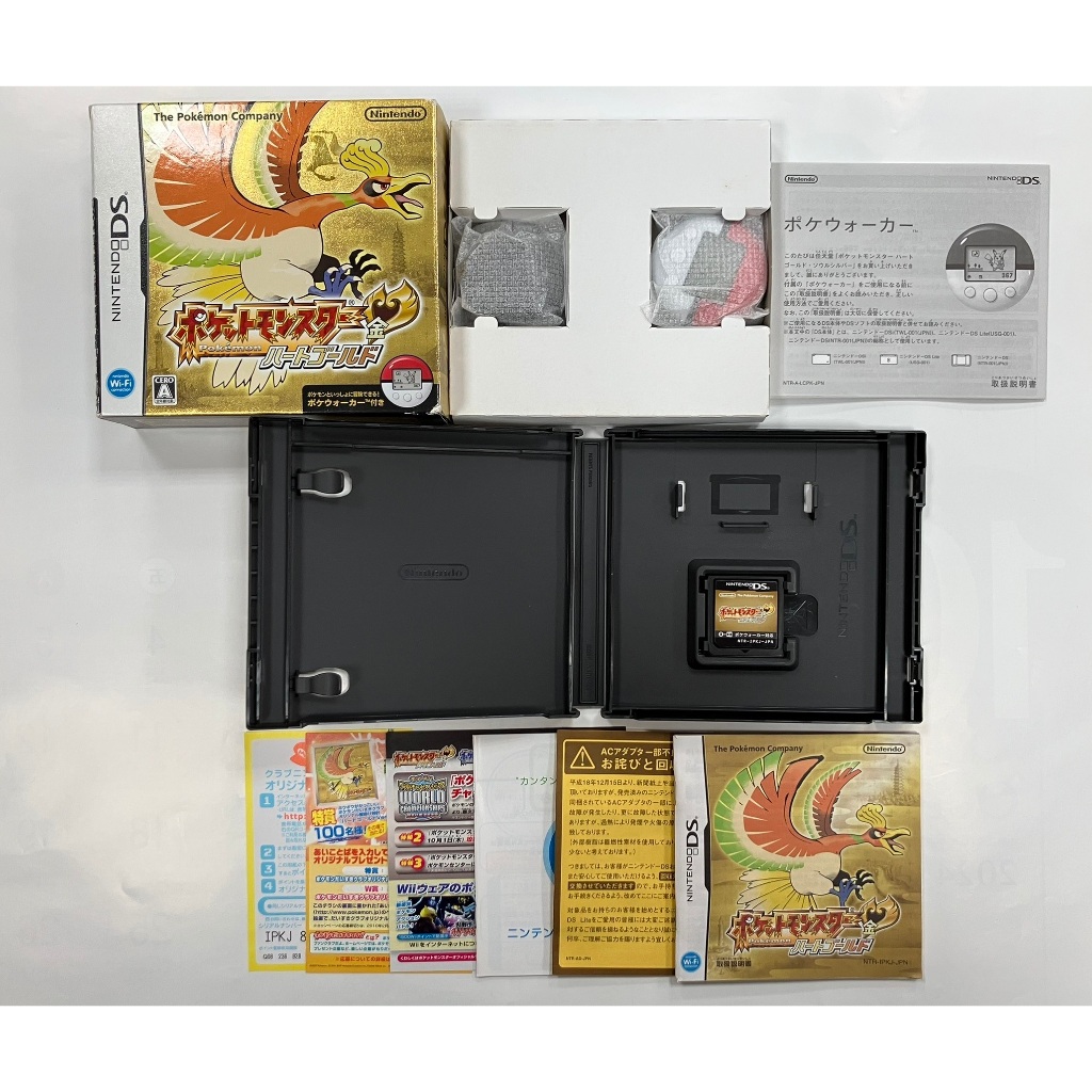 正版 任天堂 Nintendo 3DS NDS 神奇寶貝 精靈寶可夢 心靈金 心金版 含計步器(鳳王 鳳凰 )