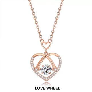 LOVE WHEEL【一見傾心】跳動的心靈動項鍊 跳動系列 愛心項鍊 S925純銀項鍊 輕奢 項鍊 項鍊女 女生禮物
