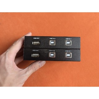 KVM USB 附線材 印表機 多電腦 切換