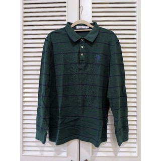 美國品牌 US POLO ASSN 男士條紋長袖上衣polo衫