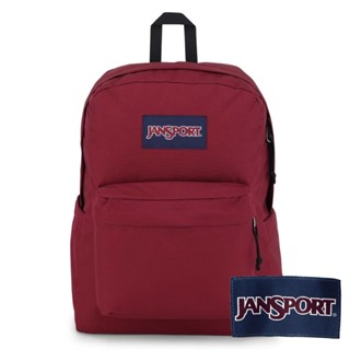 【JANSPORT】SUPERBREAK PLUS後揹包26L『酒紅』0A4QUE