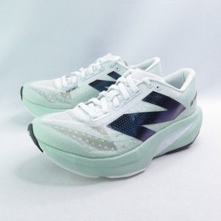 NB WFCXCA4 女慢跑鞋 FuelCell Rebel v4 D寬楦 數字潮鞋 流行穿搭 米白薄荷綠