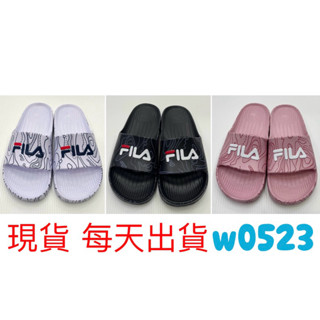 現貨 FILA 防水 拖鞋 斐樂 男女 運動拖鞋 logo 一體成型 黑白粉 4-S355Z-551 001 133