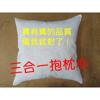 [寶貝的抱枕世界－臺灣製造] 現貨抱枕枕心 (三合一~羽絨+絲棉+泡棉)