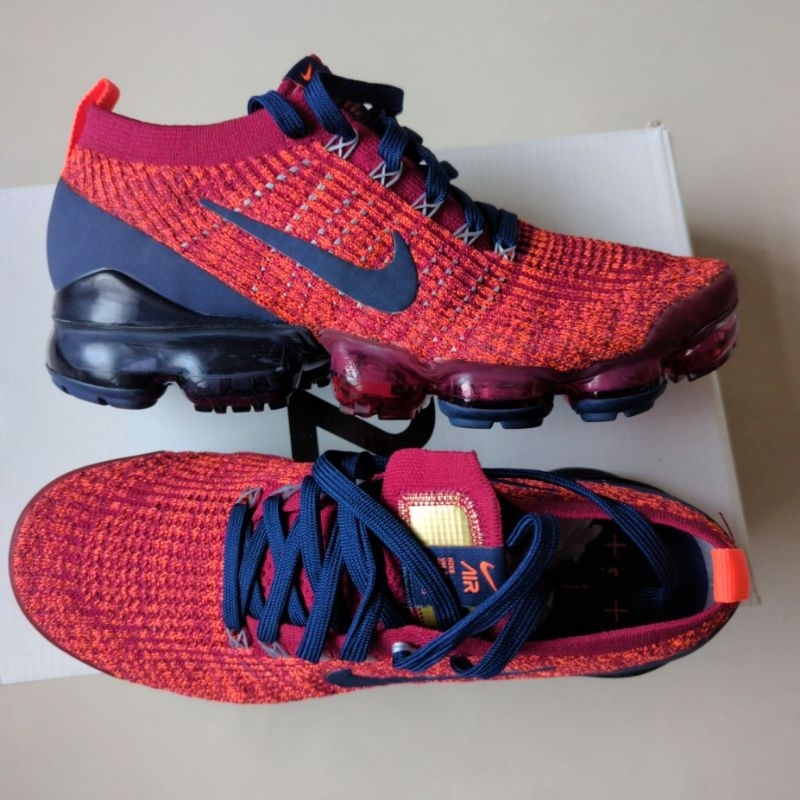 近全新 NIKE AIR VAPORMAX FLYKNIT 3 氣墊鞋 AJ6900-600 尺寸US9 紅藍