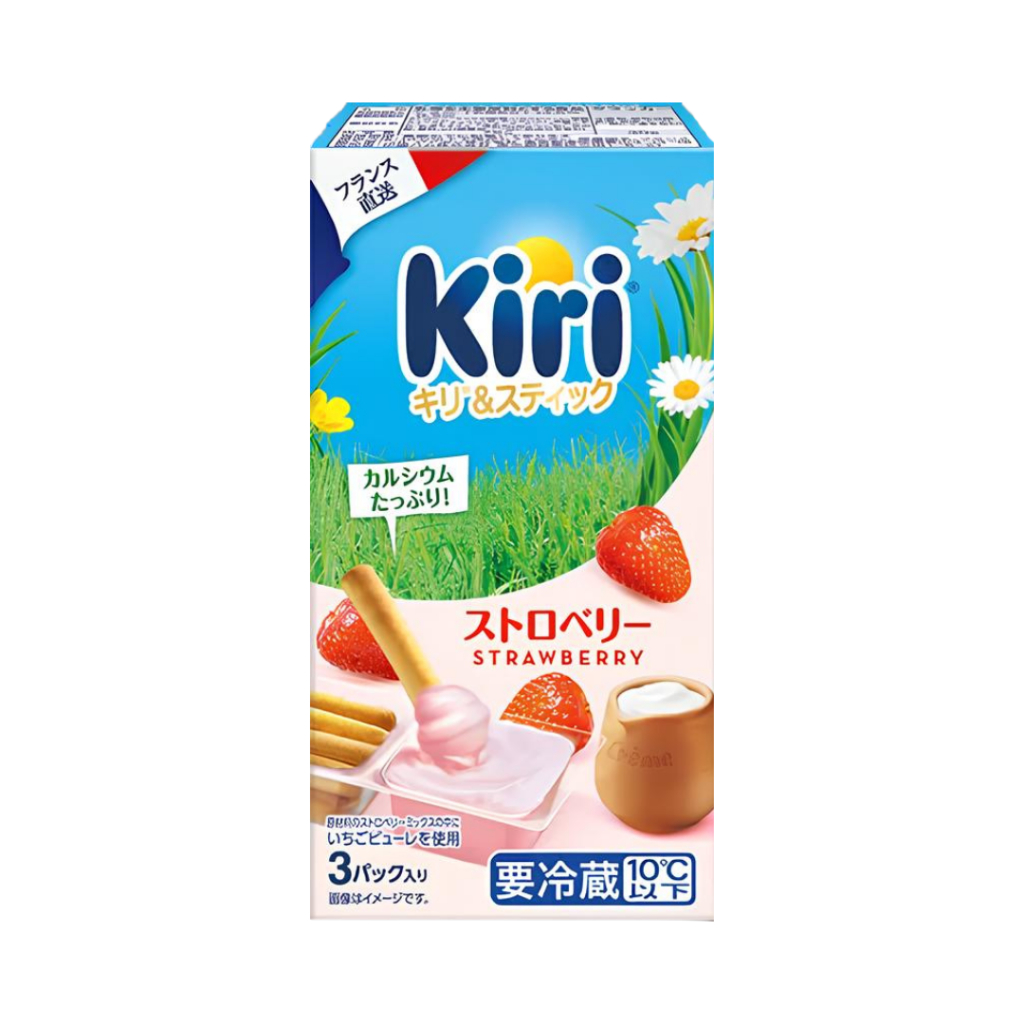 【京原乳酪】Kiri 餅乾棒 & 草莓乳酪沾醬 (日韓暢銷熱賣商品)