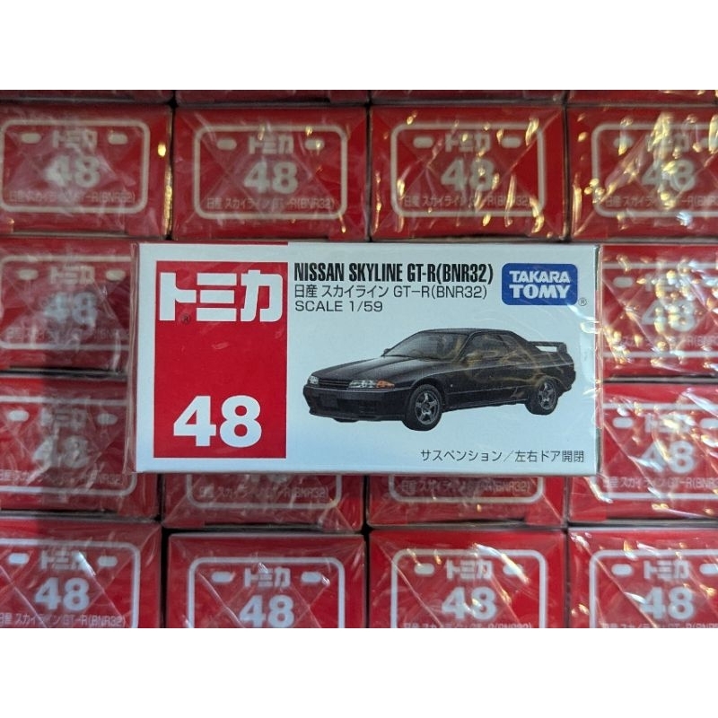 現貨 TOMICA 48 NISSAN SKYLINE GT-R BNR32 左右門可開閉