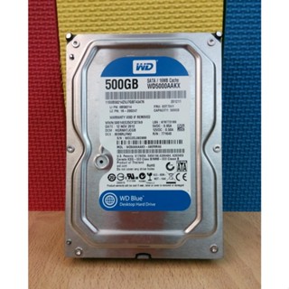 二手 WD 藍標 3.5吋 內接式硬碟 500GB WD5000AAKX-08ERMA0