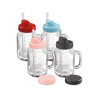 Oster Ball Mason Jar 隨鮮瓶果汁機替杯 曜石灰、玫瑰金/個 BLSTMV
