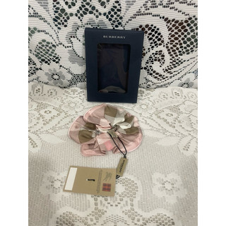Burberry經典髮飾、大腸圈（綁頭髮）（有附盒子）（粉色）