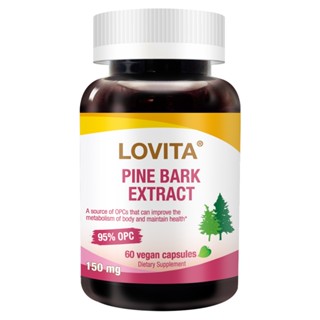 LOVITA愛維他 松樹皮萃取150mg素食膠囊(60顆)(前花青素 OPC)