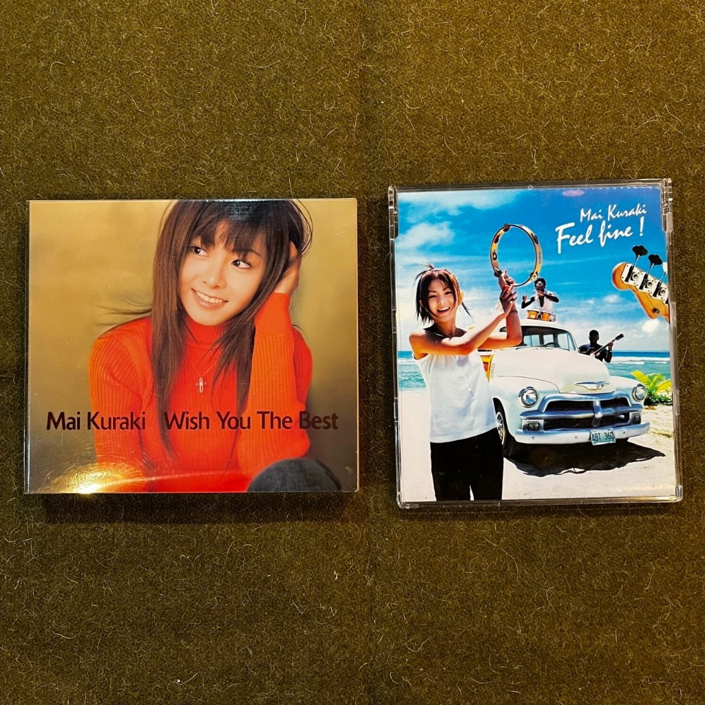 【倉木麻衣Mai Kuraki 兩種】合售｜Wish You The Best(附寫真冊)、Feel Time【片況佳】