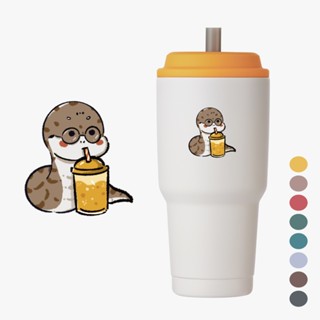 免運 臺灣製 YCCT速吸杯2代900ml(內膽陶瓷層) - 蛇 - 瞬收吸管環保飲料杯/保冰保溫杯