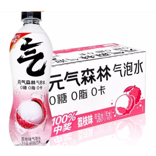 元氣森林氣泡水480ml荔枝味無糖0脂0卡