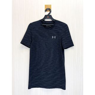 Under Armour 黑色小LOGO緊身運動上衣 (編號250308104