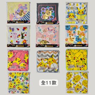 現貨✨【日本】 寶可夢 一番賞 小方巾 手帕 皮卡丘 伊布 火精靈 月精零 雷精靈 波克比 小刺蛋【油娜選物計畫】