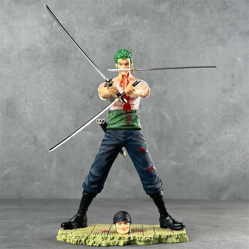 初登場索隆 對戰鷹眼 雙頭雕 索隆初登場 索隆對戰鷹眼 索隆 三刀流 初登場 海賊王 戰鬥場景 航海王 名場面 模型擺飾