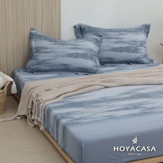 《HOYACASA 流影星光》300織沐光長絨棉床包枕套三件組- 單人/雙人/加大/特大