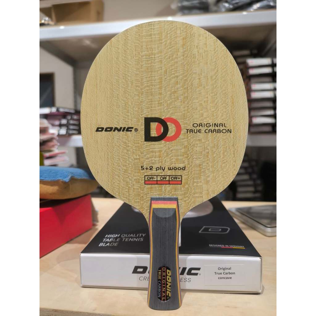 『良心桌球小舖』Donic Original True Carbon 原奧洽真碳 5+2外置藍芳碳
