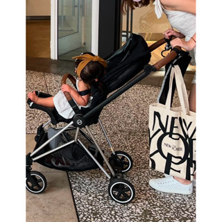 cybex mios 二手推車 銀管黑蓬耐髒