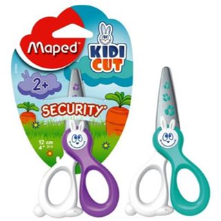 小荳荳 文具 法國 Maped 小白兔安全剪刀 塑膠剪刀 (商品金額未滿百元不出貨)