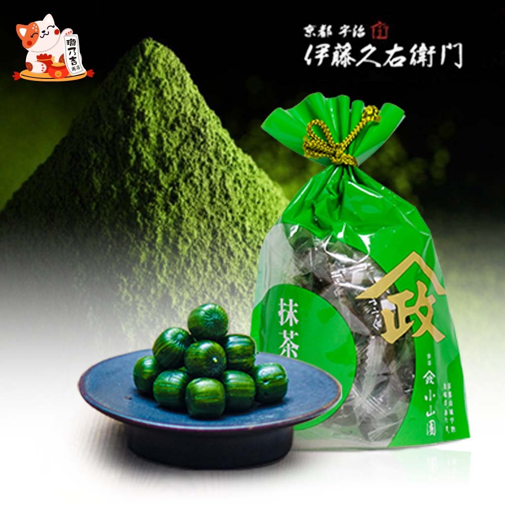 【瓏乃吉】山政小山園 抹茶飴🔥／抹茶糖／抹茶糖果／祇園小石様／日本抹茶／京都宇治／抹茶硬糖／京都山城宇治／宇治抹茶