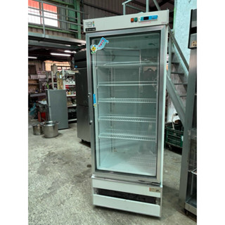 單門透明冷藏玻璃冰箱220v $16000 尺寸：寬77深72高199