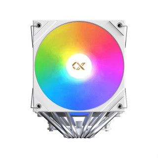 Xigmatek 富鈞 AK6 Dual Digital ARGB 白色 CPU雙塔散熱器 12公分風扇
