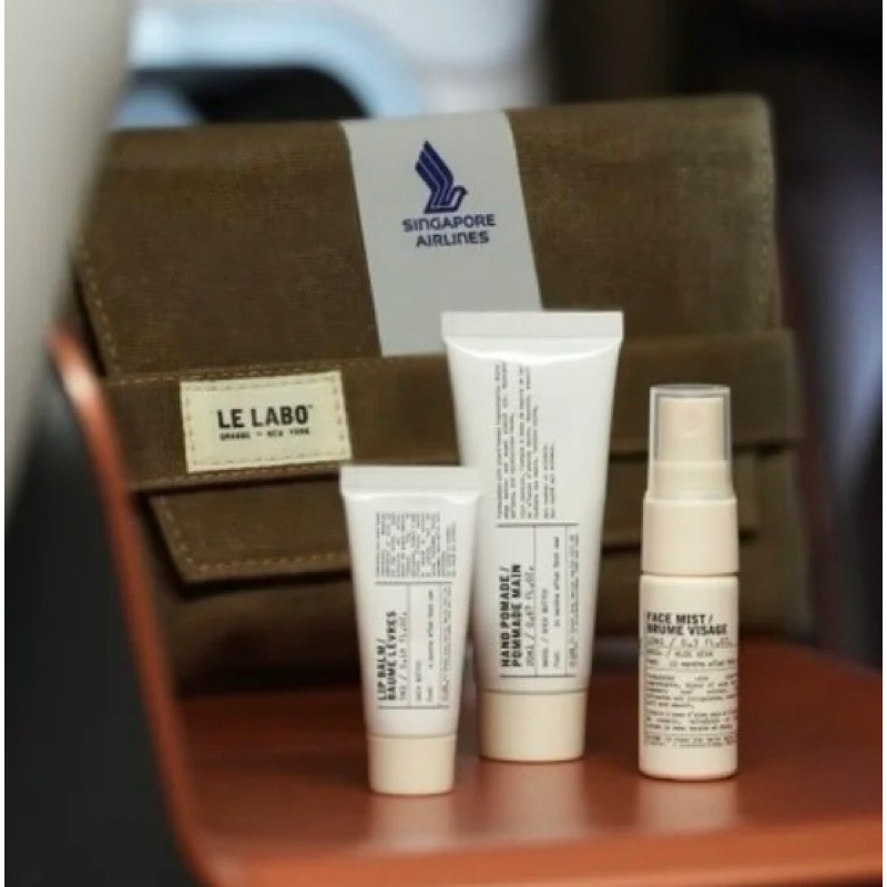 蝦皮最低⚠️現貨直出⚠️新加坡航空商務艙盥洗包 新航過夜包 Le Labo