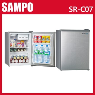 十倍蝦幣【SAMPO聲寶】71公升 二級能效 單門冰箱 SR-C07 宅配安裝，可回收舊機