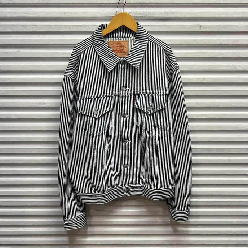 《OPMM》-［ Levi’s x Nigo ］Hickory Stripe Trick 557XX Jacket