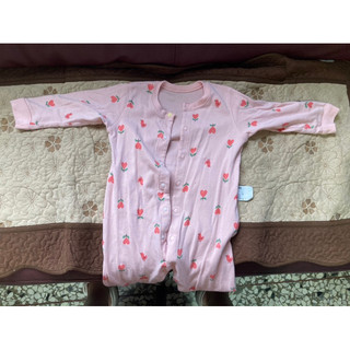 二手 Uniqlo粉色愛心💗小雞🐤連身衣90cm（2歲）