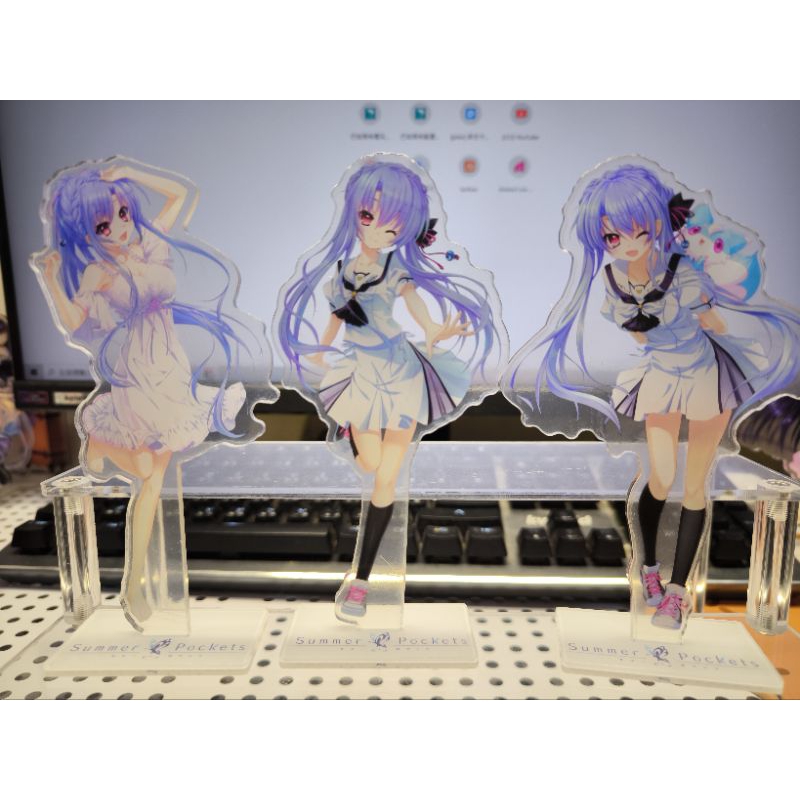 【第二彈 現貨】Summer Pockets 夏日口袋 大立牌 鳴瀨白羽 空門蒼／SP5th ver久島鷗 紬 動漫週邊