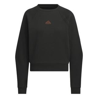 【ADIDAS】愛迪達 TECH CREW 休閒 大學T 女裝 長袖 上衣 -JJ1107