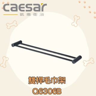 凱撒 CAESAR Q6306B 雙桿毛巾架 架子 浴室 毛巾