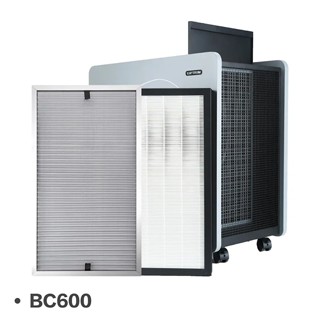 luftrum瑞際 電漿除菌空氣清淨機bc600寵物版複合網 (可水洗金屬網+hepa h13 活性碳濾網)