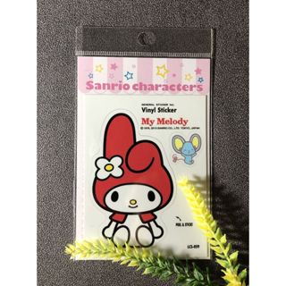 (現貨) 日本製_懷念的三麗鷗人氣角色復古風格造型貼紙_美樂蒂_Melody_Sanrio_行李箱貼紙_日本貼紙
