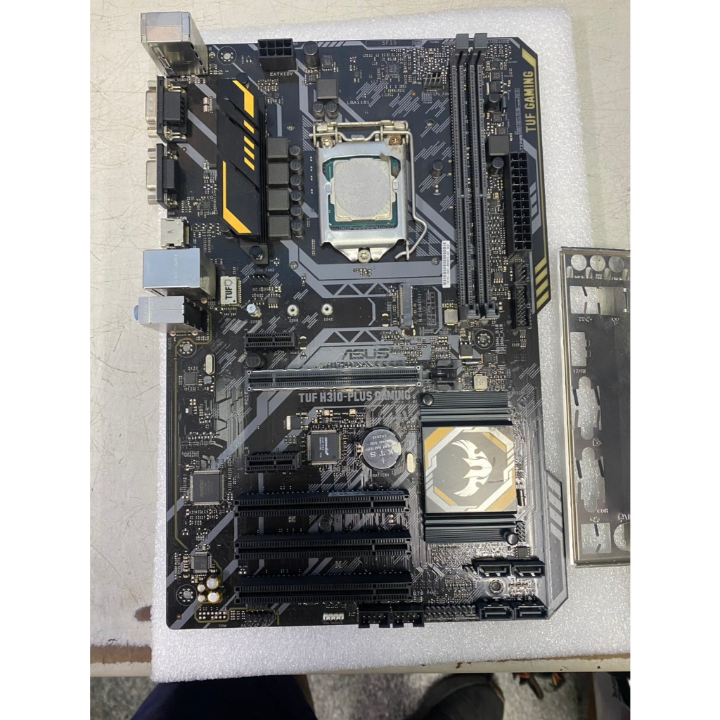 華碩 TUF H310 PLUS GAMING 附檔板 良品 電競 大版
