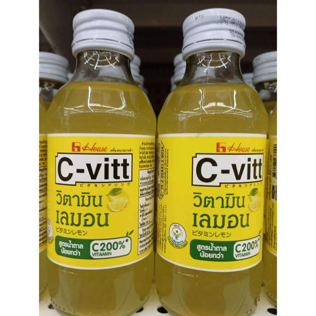 泰國 (預購) C-Vitt 維生素 C 飲料 Lemon vitamin c 140ml 檸檬、柳橙、石榴 風味飲