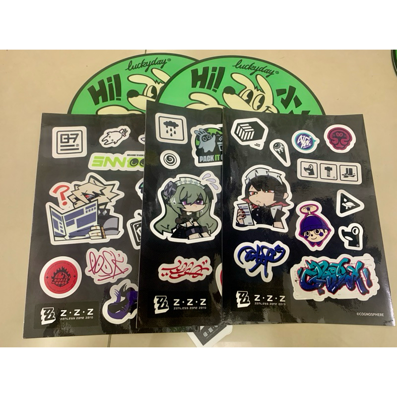 絕區零 萊卡恩 可琳 艾蓮 貼紙