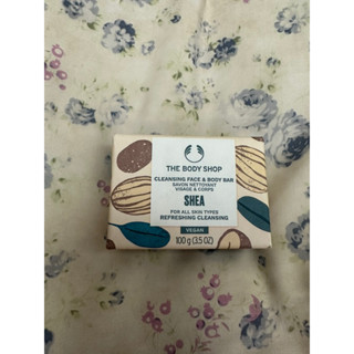 THE BODY SHOP 美體小舖 乳油木果修護臉部&身體潔膚皂100G 香皂 肥皂