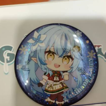 Hololive 雪花拉米 聖誕節 徽章 日版 正版