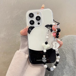 熊貓卡通防摔手機殼小米15 紅米14C Note 14 13 12 Pro 11s 11 Pro+ 10保護套手鏈