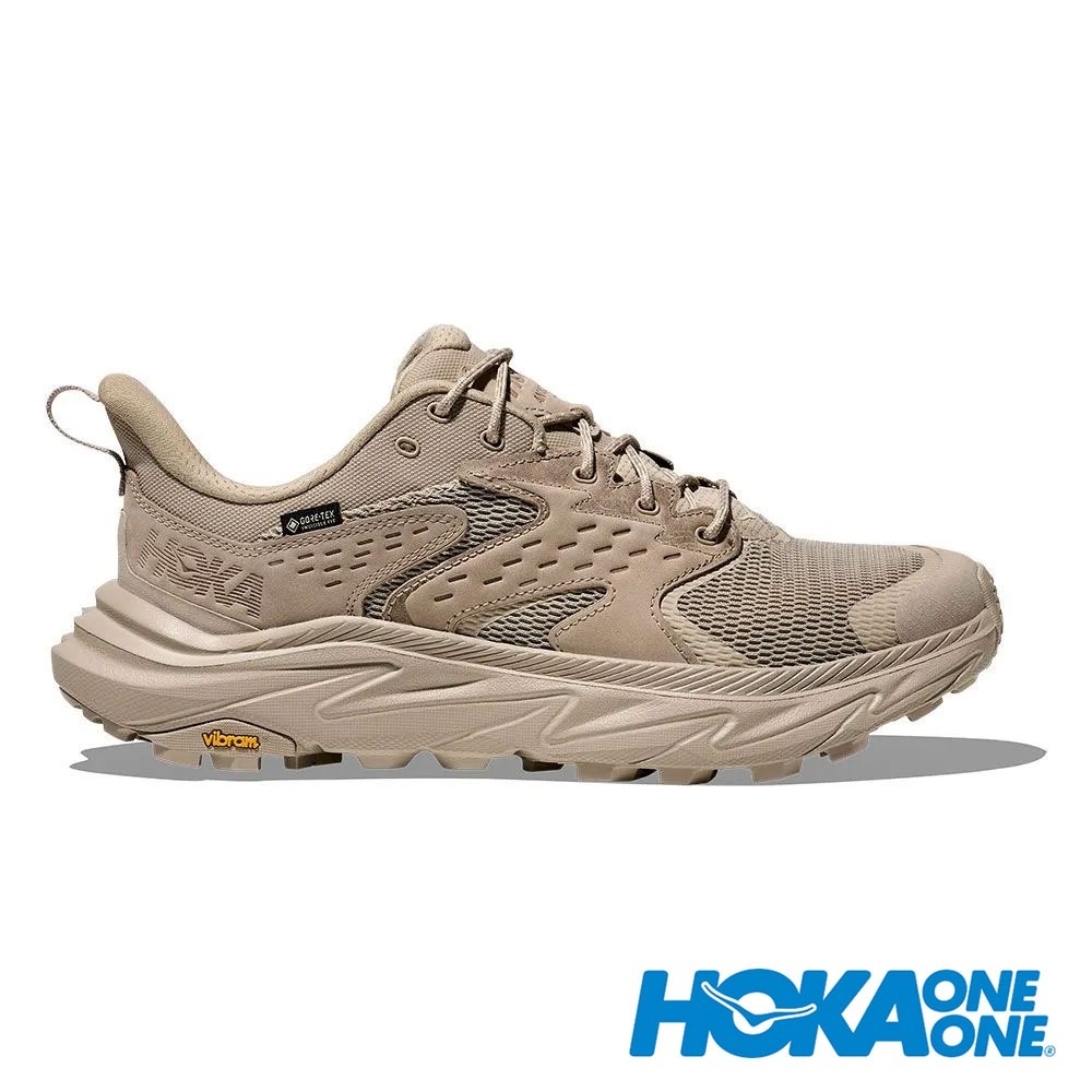 【HOKA】男Anacapa2 Low GTX低筒健行鞋『亞麻/燕麥奶』1141632