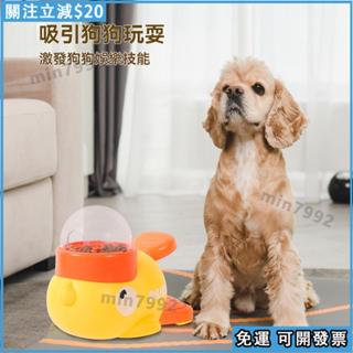 🔥免運 臺現🦆小黃鴨漏食玩具 寵物智力鍛煉玩具 適用於貓貓狗狗通用自動投食器 智慧自動餵食器 寵物零食機 寵物可水洗玩具